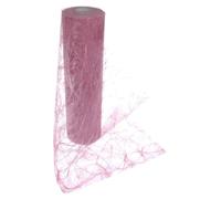 Cinta de tela rosa pálido, 30 cm de ancho, rollo de 25 metros, fibra sintética, resistente al agua