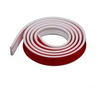 Cinta decorativa de moldura de pared en relieve blanco flexible para marco de espejo, decoración del hogar, diseño interior para acento, rollo de 6 m (tarjeta interior de 36 mm)