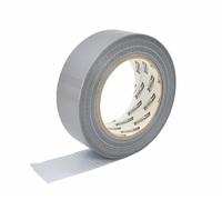 Cinta duct tape awtools reforzada silver 38mm x 25m, para uso en const