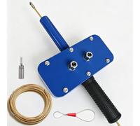 Cinta eléctrica de pescado, enhebrador de alambre eléctrico alimentado por taladro, herramienta de enhebrado de cables, extractor de cables