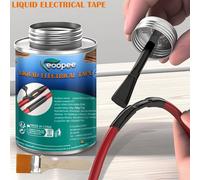 Cinta eléctrica líquida impermeable, pegamento negro de resina epoxi, sellador de secado rápido para cables y Cables, pegamento de línea fija para uso doméstico 15ML