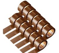 Cinta Embalar, Cinta Adhesiva Marrón, Precinto Embalar, Cinta de Embalar Cajas Mudanza y de Envío, Cinta Embalaje Marron Ancha 36 mm x 66 m - SIDI (12 uds)