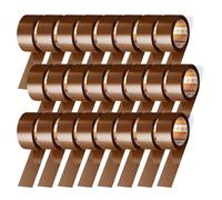 Cinta Embalar, Cinta Adhesiva Marrón, Precinto Embalar, Cinta de Embalar Cajas Mudanza y de Envío, Cinta Embalaje Marron Ancha 48 mm x 120 m - SIDI (24 uds)
