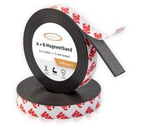 Cinta magnética autoadhesiva - Tira magnética - Cinta magnética flexible - Solución ideal para mosquiteras - Fácil de aplicar. 5 metros + 5 metros