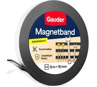 Cinta magnética autoadhesiva, tira magnética cortable (6 m x 15 mm)
