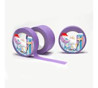 Cinta masking lila, 25mm x 50mts, baja adhesividad, para superficies delicadas | 47425