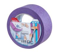 cinta masking lila 50m x 50mm baja adhesividad para superficies delicadas