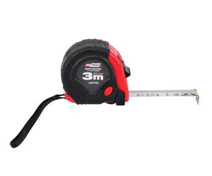 Cinta métrica awtools, roja y negra, 10m x 25mm, ideal para medicione