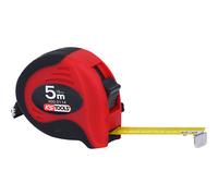 Cinta métrica con inmovilizador KS Tools, negro / rojo