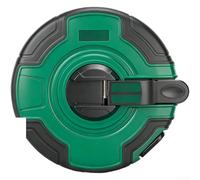 Cinta métrica de fibra de vidrio de 50 m, cinta de topógrafo de larga distancia, material de PVC resistente para proyectos de paisajismo con mecanismo de rebobinado plegable (30 m)