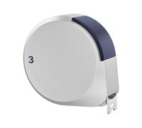 Cinta métrica retráctil de 5 m con mecanismo de bloqueo automático, resorte de acero grueso para construcción, topógrafos, herramienta de bolsillo (3 m x 16 mm)