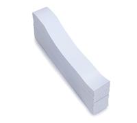 Cinta para agrupar dinero en efectivo, 19,2 x 2,9 cm, correa de papel | Correas de organización de efectivo, correa de papel blanco para agrupación de recibos de suministros de cajero y manejo de