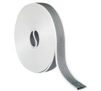 Cinta para Persianas 20mm de Ancho - Color Gris Claro | Cuerda de repuesto para Carretes de Persiana | Resiste los Rayos UV | Color pintas Gris Claro Cinta Recogedor Persiana 20 mm x 6 metros