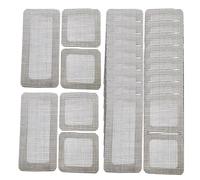 Cinta Reparadora De Malla Para Mosquiteras - Pack 10 Piezas Parches Autoadhesivos,Cinta para Puertas Mosquitera,Para Salón, Dormitorio, Hogar, Porche, Exterior, Patio, Y El Balcón