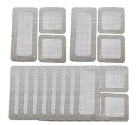 Cinta Reparadora Para Mosquiteras De Ventanas, Pack 10 Piezas Parches Autoadhesivos, Cinta Reparadora De Malla Para Ventanas, Uso en Hogar, Dormitorio, Salón de Estar, Porche, Exterior, Patio y Balcón