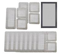 Cinta Reparadora Para Mosquiteras | Pack 10 Piezas Parches Autoadhesivos - Cinta Reparadora De Malla Para Ventanas,Para Uso En Exteriores Patios Balcones Porches Hogar Dormitorios Y Salones