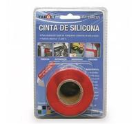 Target CSRO325 - Cinta de Silicona - Selladora - Autovulcanizable -Tuberías - Automoción - Mangueras - Cableado - 3 Metros x 25 Milímetros - Roja