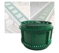Cinta transportadora de tambor de PVC con faldón deflector, rollo de hoja de goma para industria alimentaria, color verde, 2 x 0,4 m, sistema de repuesto resistente al desgaste