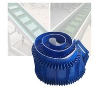 Cinta transportadora de tambor de PVC con faldón deflector, rollo de hoja de goma para la industria alimentaria, resistente al desgaste, 3 x 0,5 m, sistema de repuesto azul