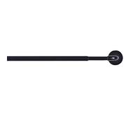CINTACOR | Barra de Cortina Sin Taladrar, Barra Extensible Adhesiva, Portavisillo Metálico Marco Ventana, de Diseño y Fácil Instalación Sin Tornillos| Diámetro 10mm | 1 pieza | Negro, 40-70cm