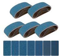 Cintas de lija, 75 x 457 mm, 35 unidades - Grano: 40/60/80/120/150/240/400