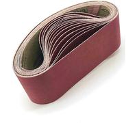 Cintas de lija de óxido de aluminio, 100 x 915 mm, 10 unidades, granos de 40 a 320, para lijadoras de banda