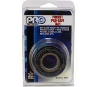 Cintas Pro Tapes Pro Gaff Pro Pocket 24 mm x 5,4 m Negras