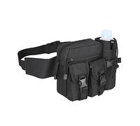 cinturón bolsa de herramientas Multi-Tool Cinturón Bolsa de herramientas portátil for exteriores, bolso de hombro, kit de riñonera for hombres, cinturón de herramientas (color: negro) (Color : Black