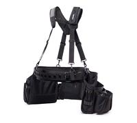 Toughbuilt Cinturón de herramientas Pro TB-301-6 con tirantes encofrador