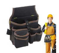 Cinturón Portaherramientas Bolsa De Cinturón Para Utensilios | Cinturón Organizador De Tela Oxford Para Carpinteros Electricistas Jardineros Con Porta Martillos Medidores Y Alicates