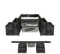 Cinturón Portaherramientas para Hombre, Cinturón Portaherramientas Ajustable, Faja de Trabajo Multibolsillos para Construcción, Jardinería, Fontanería, Electricista