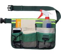 Cinturón portatool Unyqoos® – Funda para herramientas, 7 compartimentos, tejido Oxford 600D, 34 x 23 cm (13,4 x 9,06 pulgadas), cinturón ajustable, bandas reflectantes – ideal para jardinería, constru
