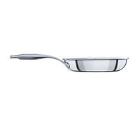 Circulon SteelShield - Sartén de acero inoxidable de 22 cm, sartén de inducción con antiadherente híbrido, apto para utensilios de metal, apto para horno y lavavajillas