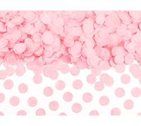 Círculos de confeti de papel de seda, 15 g, rosa claro