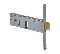 CISA 144151800 - Cerradura para correas, frontal con revestimiento de zinc, entrada de 80 mm
