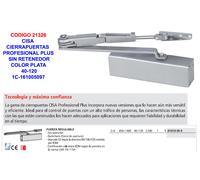 CISA Cierrapuertas Profesional Plus sin retén 40-120 1C-161005097