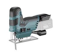 CISSIYOG Sierra de calar recargable compatible con batería Makita de 12 V, sierra de calar con 2 hojas de sierra curva (sin batería/cargador)
