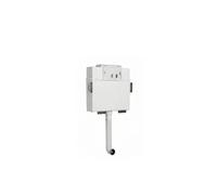 Cisterna de Doble Descarga SWITCH Unisan 51x12 cm Alta - Placa en cromo PLAN