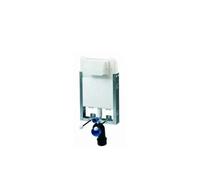 Cisterna Empotrada Doble Descarga SANBEST Unisan con Soporte Metálico - Placa satinada EASY