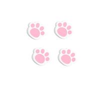 CIYODO 4 Piezas Esponja Uña De Gato Linda Esponja con Forma De Garra De Gato Estropajos De Limpieza para Espejo Esponja para Lavar Polietileno Dibujos Animados Cepillo De Baño