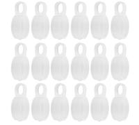 CIYODO 60 Ganchos de Plástico para Perchas Resistentes al Viento Clips para Tubos de Tela de 2,9-3,4cm, Soporte para Bordado y Secado Seguro de Ropa en Proyectos