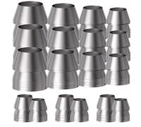 CIYODO Cuña de metal para martillo, cuña de hierro, 18 piezas, desplazamiento de 360 grados, para caja de herramientas doméstica