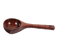 CIYODO Utensilio de Cocina Cuchara de Madera Pala y Mango Largo, Cucharón de Agua Práctico que No Raya Ollas, Adecuado para Tienda de Alimentos y Jardinería