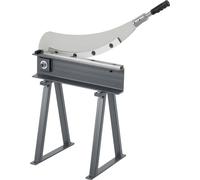 Cizalla tipo guillotina, cortadora de banco con una anchura de mesa de 500 mm, cizalla manual para placas, ideal para el procesamiento de láminas metálicas, fabricada con material Q235, de alta precis