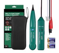 CJBIN Probador de Cable, Multifuncional Probador de Circuitos, Rastreador Cables, Tester de Cables Red, Buscador y Comprobador Cables, Líneas Telefónicas Comprobador