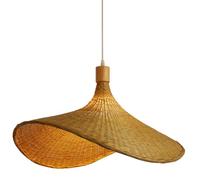 CJSLXGBL Lámparas Colgantes De Bambú Tejido, Iluminación Colgante De Cesta, Lámparas