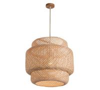 CJSLXGBL Lámparas Colgantes De Bambú Tejido, Iluminación Colgante Tipo Cesta, Estilo