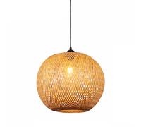 CJSLXGBL Lámparas Colgantes De Tejido De Bambú, Iluminación Colgante De Cesta, Lámpara De Estilo Chino Tejida A Mano, Lámpara Colgante Retro De Bambú, para Comedor Isla De Cocina