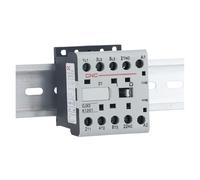 CJX2-K 220V 50/60Hz 6A 9A 12A Mini Contactor de CA carril Din 3P 3main 1NO/3main 1NC voltaje de la bobina(CJX2-K-0601)