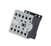 CJX2-K 220V 50/60Hz 6A 9A 12A Mini Contactor de CA carril Din 3P 3main 1NO/3main 1NC voltaje de la bobina(CJX2-K-1210,380V)